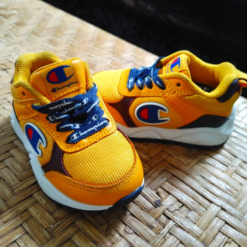 Brand New Kids Yellow Champion Sneakers Size 5